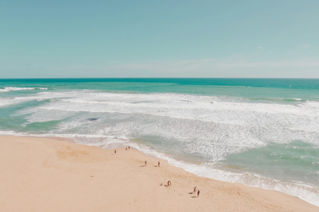 A big beautiful beach with turquoise water